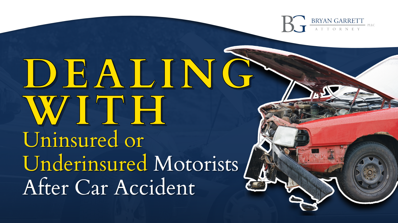 Dealing with uninsured or underinsured motorists after a car accident