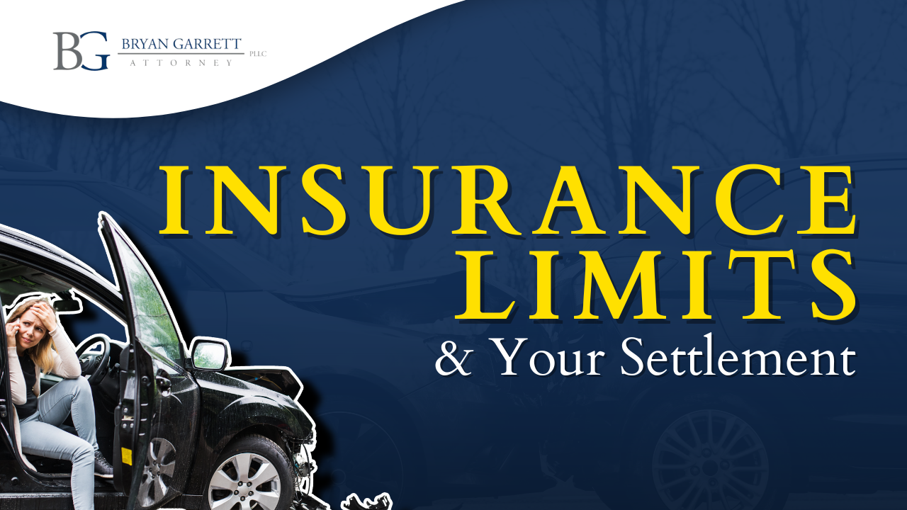 How do insurance policies and limits impact my car accident injury settlement